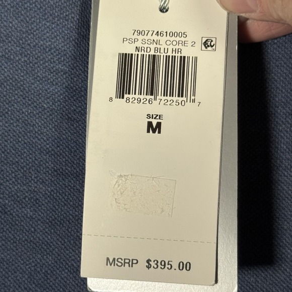 Ralph Lauren Purple Label Shirt Mens M Blue Pima Cotton Pique Dress Keaton - Picture 4 of 12